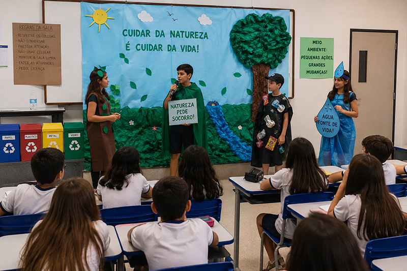 Projeto Teatr'Eco na escola